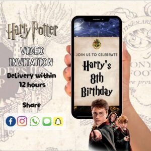 Harry Potter Video Invites