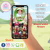 Mickey Mouse safari theme birthday video invitation in the jungle